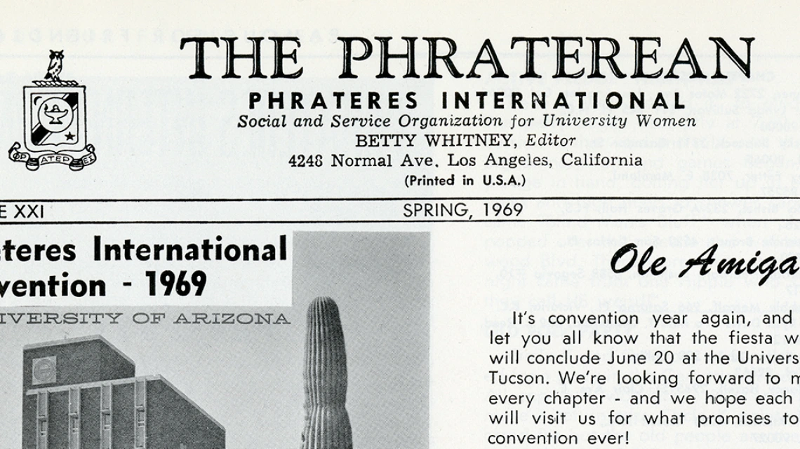 The Phraterean Newsletter, 1969