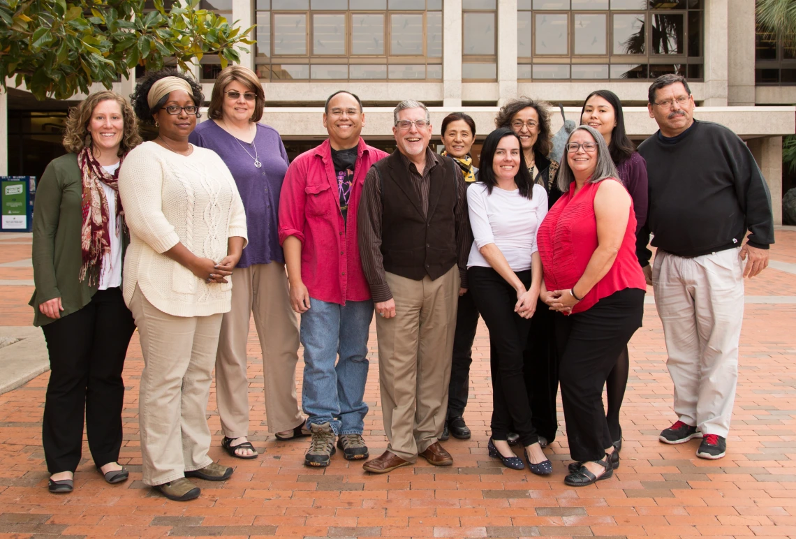 group photo of the 2016-2018 members of the Diversity, Social Justice and Equity Council