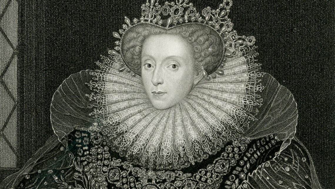 Queen Elizabeth Engraving