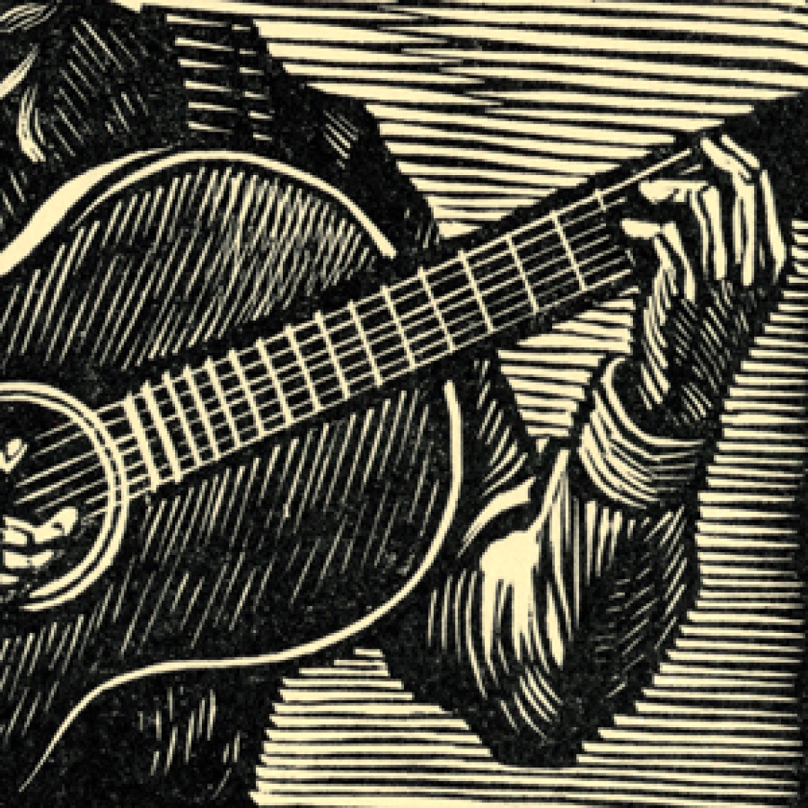 Image of Detail, Woodcut, De Francisco Moreno Capdevila, from El Coyote—Corrido De La Revolucion, Celedonio Serrano Martinez, Mexico, 1951