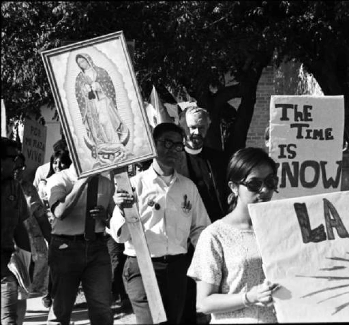 Mexican-American protestors