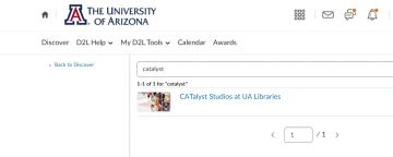 Catalyst D2l Page