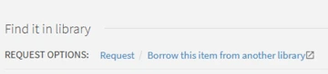 Image library search & request interface