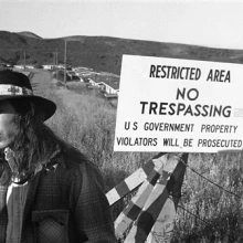 Photo of American Indian Movement Occupation of Alcatraz