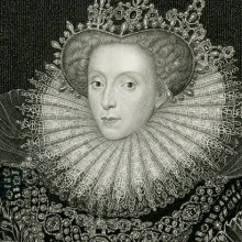 Queen Elizabeth Engraving