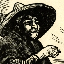 Detail, Woodcut, Plate no.83, El Nuevo Ejercito Nacional, Alberto Beltrán, from Estampas de la Revolución Mexicana: 85 Grabados de los Artistas del Taller de Gráfica Popular, Taller de Gráfica Popular, Mexico City, Mexico, 1947