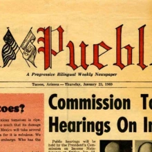 Mexican American Press "El Pueblo" nameplate