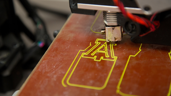 3D printer making a UA bookmark