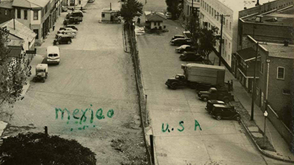 Photo of Noglaes, AZ and Nogales, Sonora; date not known