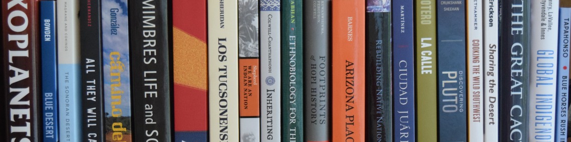 Shelf of University of Arizona Press books