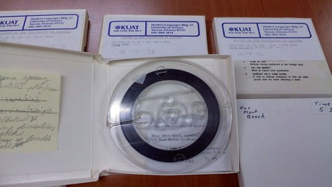 audio reel tape from collection